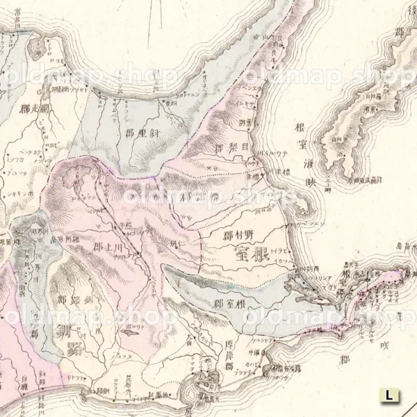 北海道庁管内全図 明治28年(1895) – 大日本管轄分地図