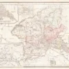 中村浅吉 明治33年と昭和19年の京都の古地図 2点
