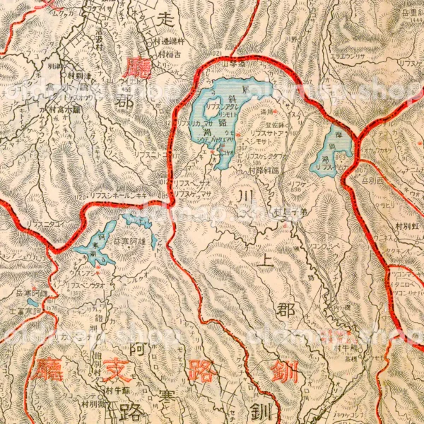 北海道 其二 大正10年(1921) - 金刺分県図