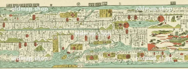 大日本道中行程細見記 寛政7年(1795) 2