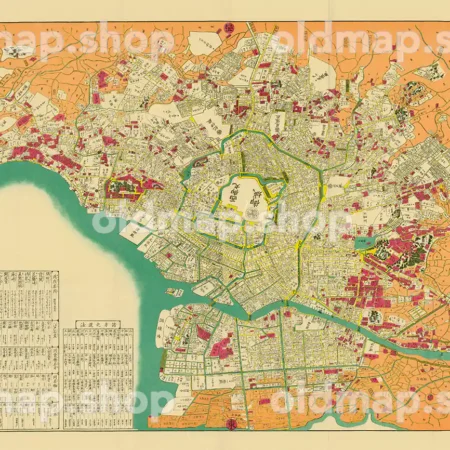 安政江戸図 安政6年(1859)