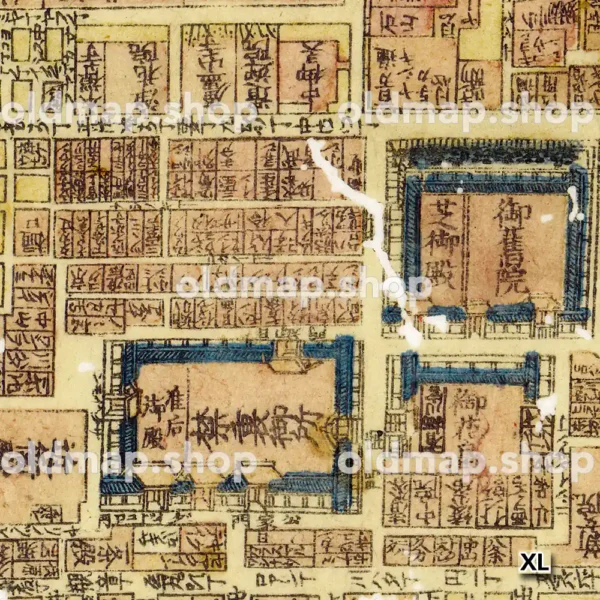 元治 京大絵図 元治元年(1864)