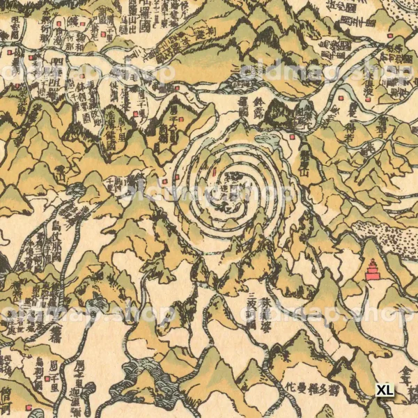 南瞻部洲万国掌菓之図 宝永7年(1710)