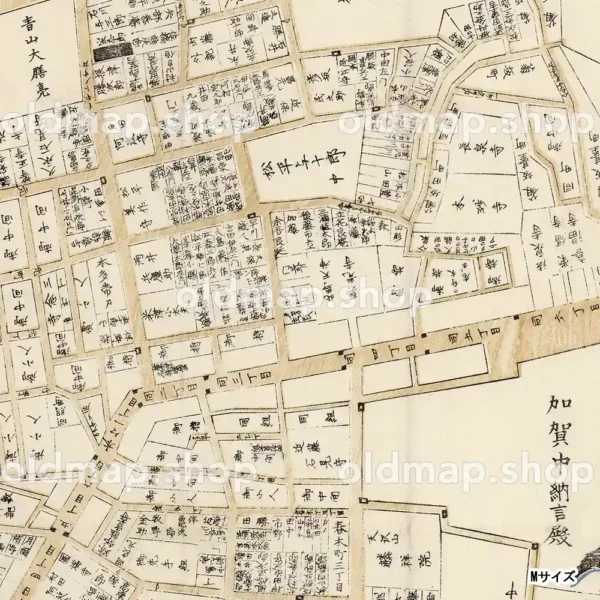 本郷谷中小石川駒込図 嘉永3年(1850) - 江戸切絵図 - 画像 (3)
