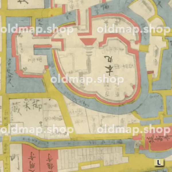 若松城下絵図 安政年間(1854-1860)