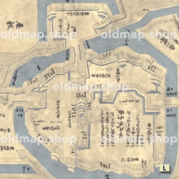 若松城下絵図 正保3年(1646) - 画像 (2)