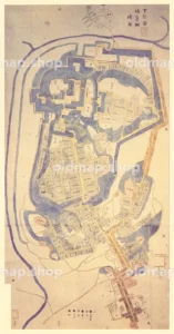 佐倉城下町絵図 寛文-延宝(1662-1681)