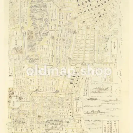 新添江戸図 明暦年間(1656-1658)