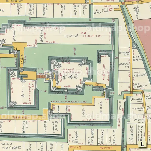 長岡城下町絵図 慶応年間(1866-1868) - 画像 (2)
