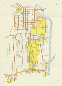 高岡町図 明和8年(1771)
