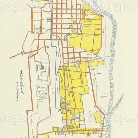 高岡町図 明和8年(1771)