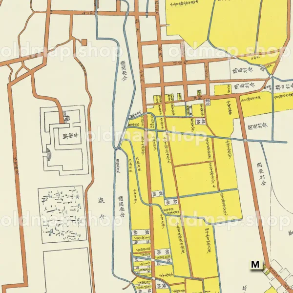 高岡町図 明和8年(1771)
