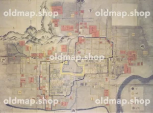 甲府城下町絵図 享保年間(1717-1736)