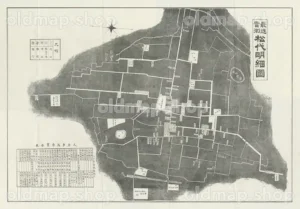 松代実測明細図 大正2年(1913)