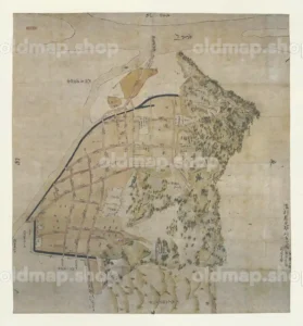 濃州厚見郡岐阜図 承応年間(1653-1655)