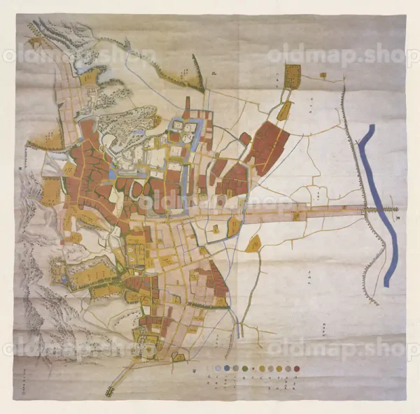 浜松御城下絵図 宝暦年間(1751-1764)