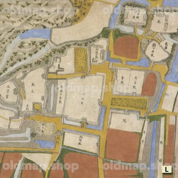 浜松御城下絵図 宝暦年間(1751-1764)