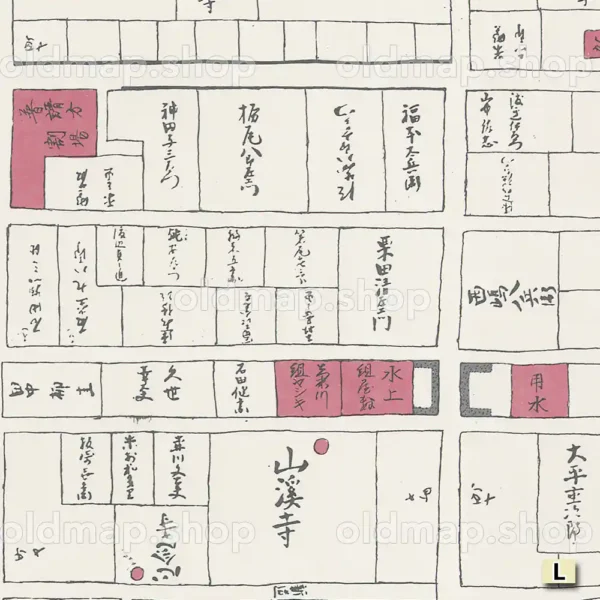 伊賀上野御城下図 文化年間(1804-1818) - 画像 (2)