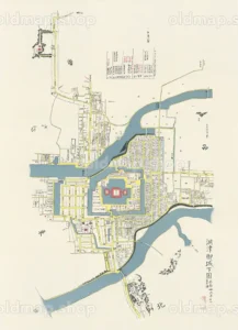 洞津御城下絵図 江戸後期(1780-1850)