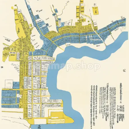 丹後国宮津城下町絵図 元禄16年(1703)