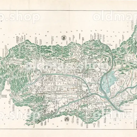 山城州大絵図 安永7年(1778)