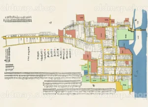赤穂城下町絵図 宝永元年(1705)