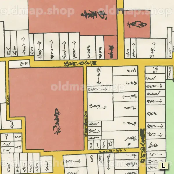 赤穂城下町絵図 宝永元年(1705) - 画像 (2)