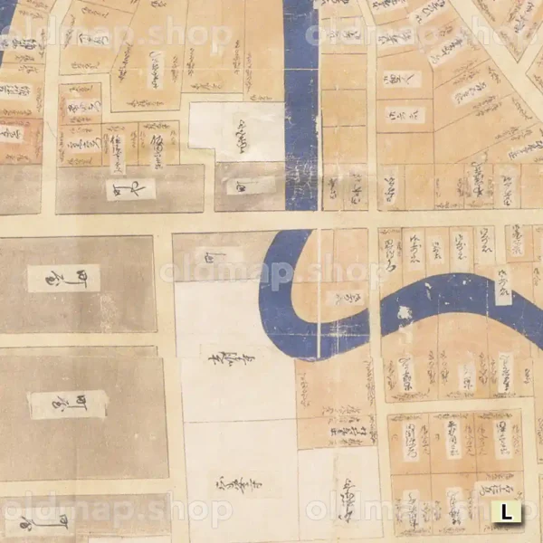 鳥取城下之図 慶安3年(1650) - 画像 (2)