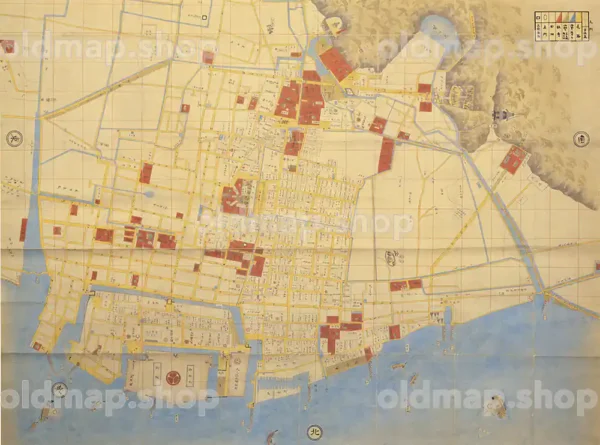 高松御城下絵図 文化年間(1805-1818)
