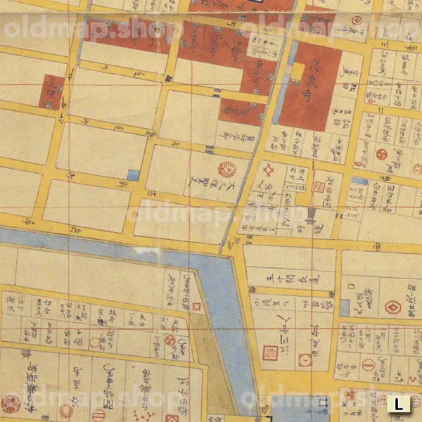 高松御城下絵図 文化年間(1805-1818)