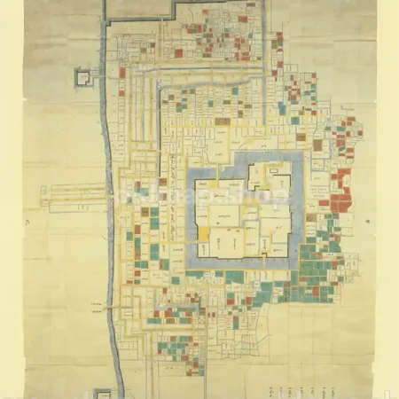 佐賀城廻之絵図 承応年間(1653-1655)