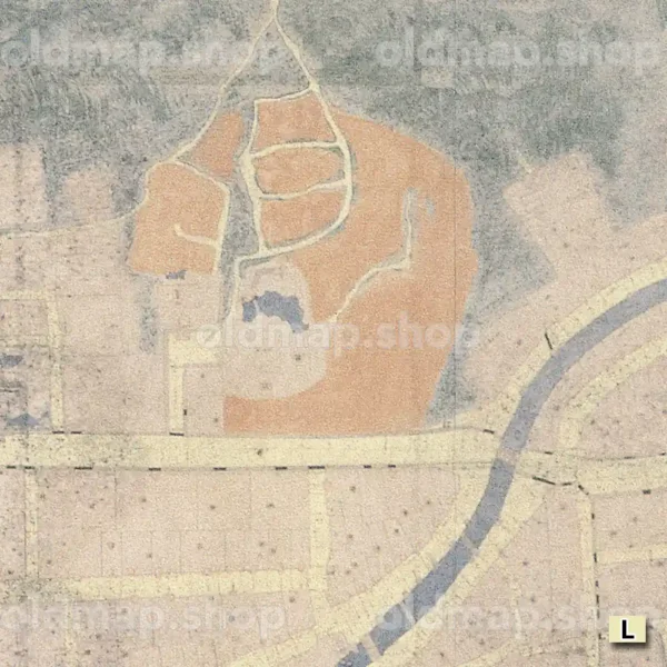対馬府中城下図 明治初期(1868-1872) - 画像 (2)