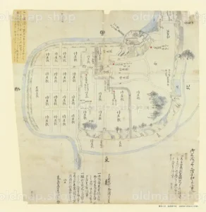 飫肥城下図 寛文2年(1662)