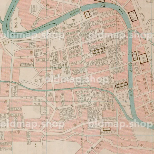 大日本職業別明細図 - 秋田 大正15年(1926)