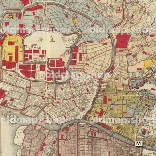 東京区分絵図 明治8年(1875)