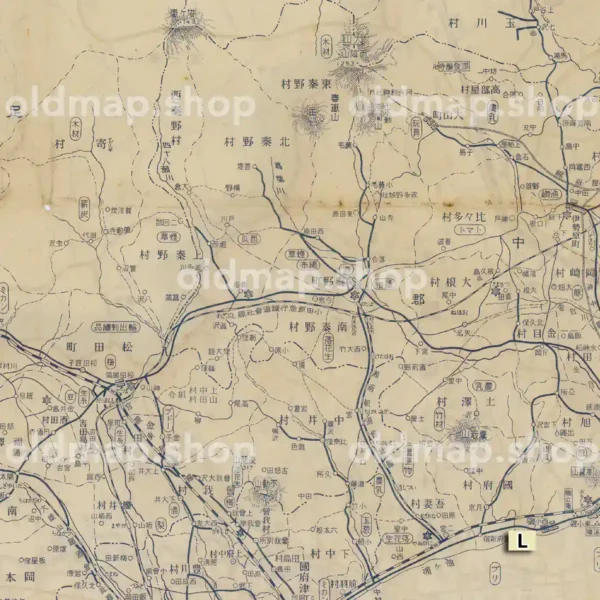 神奈川県交通産業地図 昭和8年(1933) - 画像 (2)