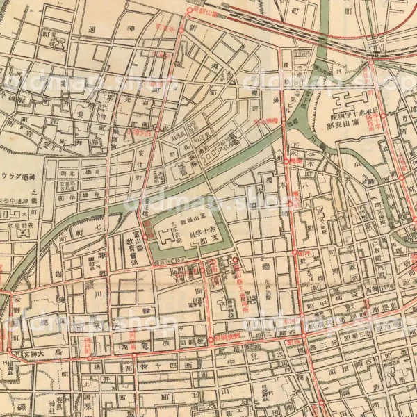 富山市街地図 昭和11年(1936)
