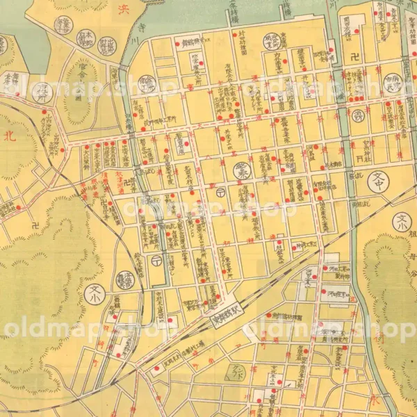 舞鶴市 商工観光案内図 昭和30年(1955)