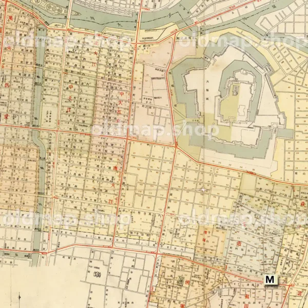 大阪市区分地図 東区地図 昭和16年(1941)