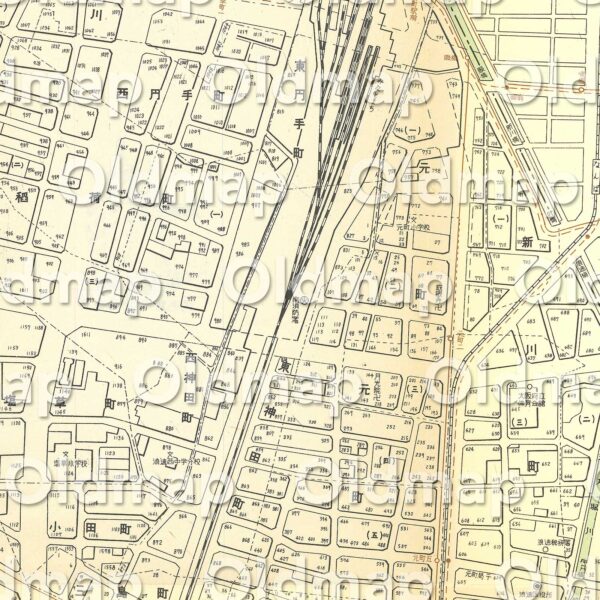 浪速区詳細図 昭和30年(1955) - 大阪市区分詳細図 - 画像 (2)
