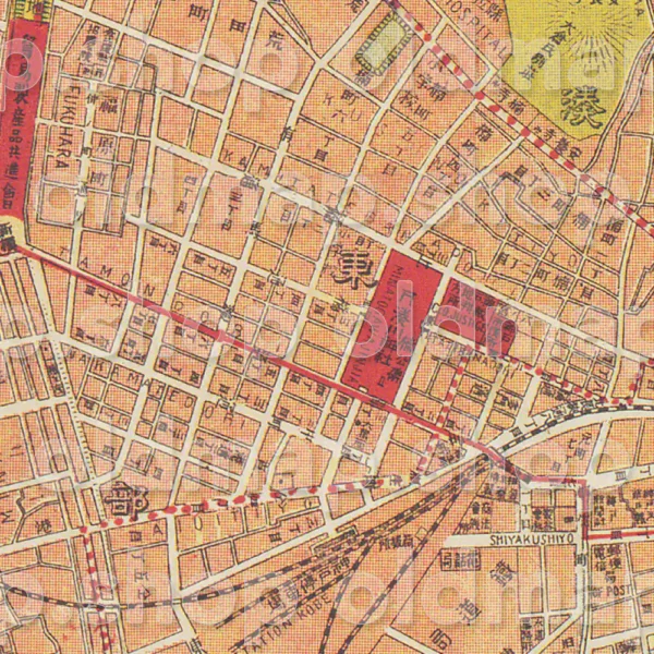 神戸市新図 明治44年(1911) - 画像 (2)