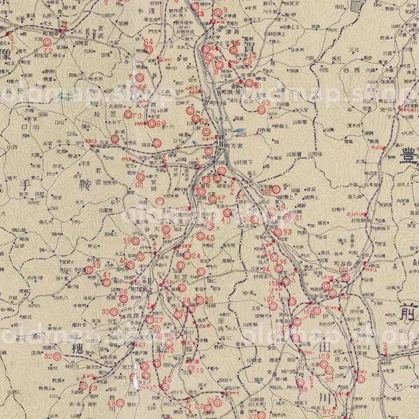 最新 北九州工業地図 大正9年(1920)