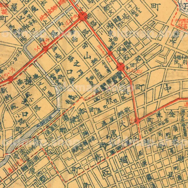鹿児島市街地図 昭和6年(1931)