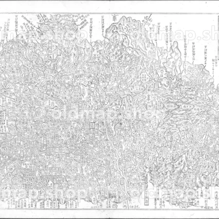 大和国 - 大日本国細図 東国之部 元治2年(1865)