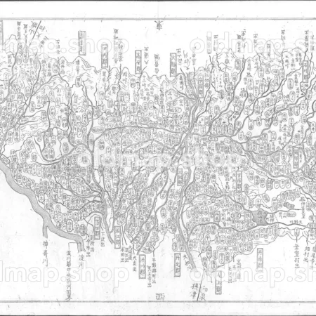 河内国 - 大日本国細図 東国之部 上 元治2年(1865)