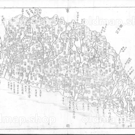 和泉国 - 大日本国細図 東国之部 上 元治2年(1865)