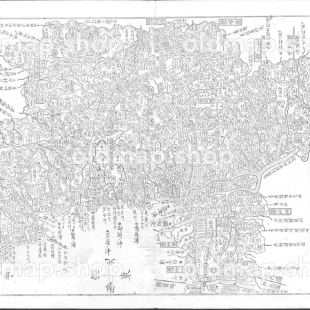摂津国 - 大日本国細図 東国之部 上 元治2年(1865)