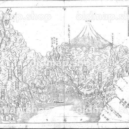 駿河国 - 大日本国細図 東国之部 上 元治2年(1865)