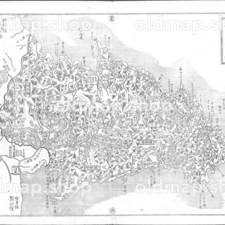 伊豆国 - 大日本国細図 東国之部 上 元治2年(1865)