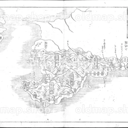 安房国 - 大日本国細図 東国之部 上 元治2年(1865)